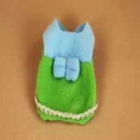 蓝身绿裙-L 仓鼠衣服婚纱刺猬兔子可爱披风金丝熊豚鼠礼服裙子宠物装饰迷你用