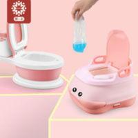 100只儿童坐便器塑 100只儿童坐便器塑料套垃圾袋宝宝马桶专用清洁袋子一次性便便袋