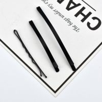 6.5cm小号12支 黑色一字夹弧形碎发夹盘发卡子弯夹刘海夹发卡小黑夹子韩版头饰品