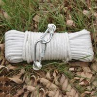 白色 8毫米5米钢丝内芯（赠单钩） 加粗晾衣绳户外晒被子晒衣绳防风室外晾晒衣服高承重抗日晒耐雨淋