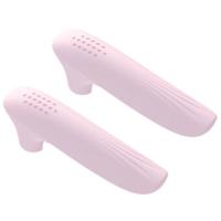 粉色2个装 硅胶门把手保护套卧室防磕碰卫生间防撞垫门后墙面保护垫门拉手套