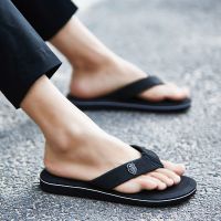 SN-804 黑色 36 夏季精神小伙人字拖男士沙滩鞋子防滑凉拖鞋男室外潮中学生夹板鞋