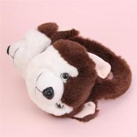 咖啡哈士奇耳罩 耳套保暖耳罩女冬季可爱仿绒捂韩版狗狗儿童成人二哈士奇男士围巾