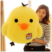 黄色 15厘米（萌萌哒） 小鸡球球公仔小黄鸡抱枕大黄鸡毛绒鸡玩偶鸡超萌可爱大号礼物玩