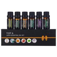 6瓶10ml盒装 香薰精油套装6瓶装香薰灯加湿器专用精油净化空气藤条香薰
