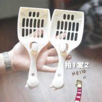 .砂铲细条膨润土豆腐 .砂铲细条膨润土豆腐砂通用挂钩猫砂铲猫咪猫厕所猫砂盆清洁用品