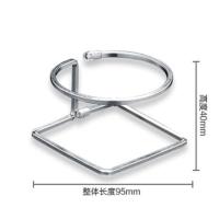 铝底座272(单个底座) 叙锦304不锈钢茶漏茶过滤套装茶叶滤网架茶具配件滤茶器茶水漏斗