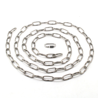 源生 304不锈钢链条 宠物狗链子铁环链吊灯链晾衣晒衣服3mm粗2米