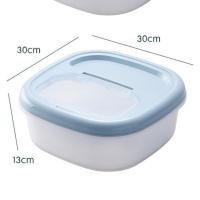 彩虹蓝(奶瓶材质)约可装6斤 颜 色随机无赠品 宠物粮罐猫粮收纳存储狗粮储存桶储粮箱盒子密封防潮家用装粮食的