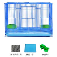 中号基础套餐40*30*30cm蓝色 兔子笼家用兔笼荷兰猪笼子豚鼠笼子加密兔子笼松鼠笼兔子笼特价