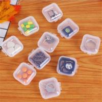 小号5只装-S33 小盒子带盖 小号 迷你pp塑料迷你小盒子分装鱼钩盒便携随身透明小