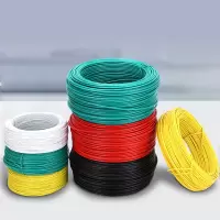 铁芯0.7mm(20米) 加热线电源线玻纤硅胶高温线单芯铜线多股铜线耐高温200度