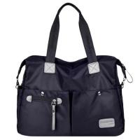 黑色大号尼龙 尼龙帆布包韩版男包商务休闲手提包大容量男士旅行包单肩包斜挎包