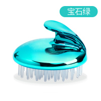 宝石绿 洗头神器硅胶洗头刷洗头梳子按摩刷大人抓头器头部经络梳头疗洗发