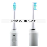 适配松下金属柄白色六只装 适配doltz松下电动牙刷头EW-DA43 22 DL54 23 32 DL34 82 75