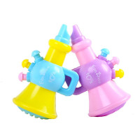 胖圆款1个装 儿童玩具小嗽叭卡通塑料吹奏中号乐器宝宝音乐玩具3-6岁礼物