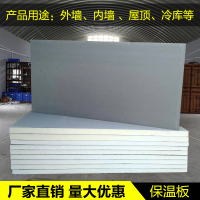 1厘米厚(1.2*0.6米) 聚氨酯保温板内外墙屋顶防火保温隔热板室内吊顶隔音阻燃冷库材料