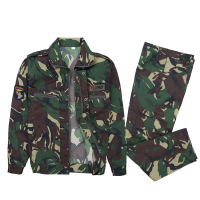 上衣+裤子套装 160 春夏季猎人迷彩服套装男女学生军训服加厚耐磨工装防刮劳保工作服