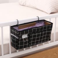 黑色 开学用品床头收纳篮宿舍好物神器上铺置物架床上寝室床边挂篮