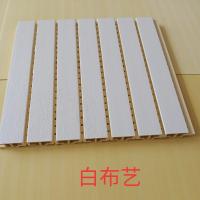 210*12白布艺 竹木纤维210吸音板 隔音板KTV学校会议室 防潮防水防火环保材质