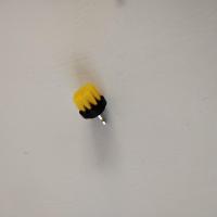 黄色角落刷 电钻清洁刷头电动厨卫清洁神器球型平面角落地毯轮毂清洗抛光多用