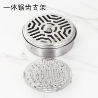 不锈钢蚊香盒15cm( 1个装 ) 不锈钢蚊香盘安全带盖防火蚊香家用接灰盒香炉创意便携户外蚊香托