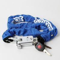 蓝色 85305链条锁(长度0.9米) 中立加粗自行车锁防盗锁山地车公路车电瓶车摩托车锁链条锁单车锁