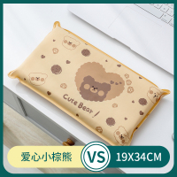 天蓝色 小枕头夏天午睡冰枕宿舍夏天降温神器解暑免注水儿童午休凉枕坐垫