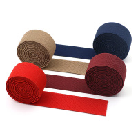 黑色2cm[4米] DIY彩色斜纹松紧带加厚弹力橡皮筋衣服裤子宽松紧绳扁松紧带腰带