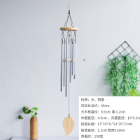 小号WS986S银色风铃 免费刻字 欧式刻字简约金属风铃挂饰创意日式卧室阳台户外装饰挂件男女礼物