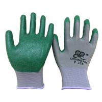 创信268耐油王12双 L 创信S318耐磨耐油防滑半挂劳保手套胶皮防油防污建筑工地工作耐用