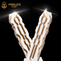 32.5+32.5=65 >55mm 通用型 带钥匙 护卫舰防盗门锁芯 超c级叶片全铜超b级防暴力多轨道通用型家用