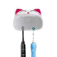 招财猫 牙刷架置物架家用放牙刷创意可爱壁挂式卫生间儿童卡通挂牙刷洗漱