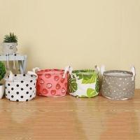 小号颜色随机20*16 塑料收纳筐大号布艺脏衣篮家用脏衣服赃娄收纳搂家用衣物玩具放脏