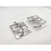 高度8mm/100个 PE塑木卡扣菠萝格地板3mm缝隙扣件 重竹平槽地板不锈钢连接件螺丝