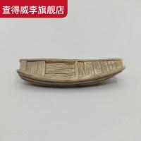 渔船 江南小船渔船乌篷船 微景观摆件仿真模型DIY手工艺品 多肉小饰品