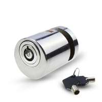 合金钢碟刹锁 银色 碟刹锁自行盗车刹车盘锁摩托车防锁电动车碟片锁电瓶车山地单车锁