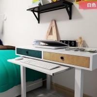 普通27*54平板暖白色 桌面延长板键盘托架电脑桌配件木质托盘静音吊装二节轨滑道键盘拖