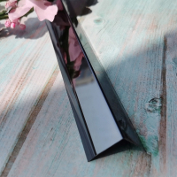 黑镜面 不锈钢 16*16毫米 1m 不锈钢收边墙角保护角条免打孔瓷砖阳角线装饰线钛合金自粘包边条