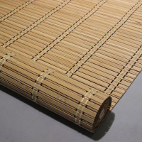 B款特价遮光宽片 竹帘窗帘卷帘家用升降遮光阳台遮阳防晒通风隔断门帘禅意复古帘子