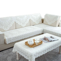 纯白色梅花 正方巾60*60cm 蕾丝沙发垫布艺坐垫沙发靠背巾沙发扶手巾四季沙发巾垫桌布加厚