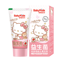 草莓酸奶味一支 60g 舒客宝贝婴儿童牙膏益生菌2-3-6-8-12岁以上含氟防可蛀吞咽小学生