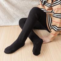 黑色连脚(380克) S码(身高90-110cm) 380克秋冬加厚加绒儿童裤袜摇粒绒保暖女童打底裤一体连脚踩脚*