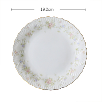 甜品盘 浮雕蔷薇 安娜16点骨瓷咖啡杯欧式小奢华小精致套装陶瓷英式下午茶茶具高档