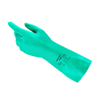 37-676手套一付价 S 安思尔37-676耐酸碱洗涤剂工业手套防化耐油劳保丁腈橡胶防护手套