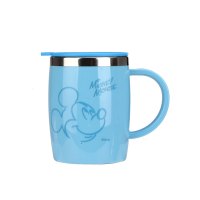 米奇系列马克杯(蓝色) 迪士尼儿童保温杯男女小学生316不锈钢水杯幼儿园宝宝防摔防漏