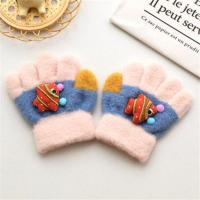 小金鱼(0-3岁)-藕粉色 6个月 儿童手套春秋宝宝冬天1-3岁女孩婴幼儿小童女宝秋季分指保暖防寒