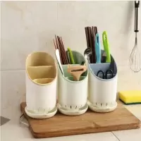 双层筷子筒 厨房筷子筒置物架塑料家用沥水架快子搂家用筷子笼筷子篓筷子桶