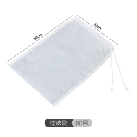 80目20*30cm2枚装[熟豆浆,豆沙,挤菜馅] 日本豆浆过滤袋过滤网筛隔渣器果汁过滤器漏网过滤网超细家用无渣