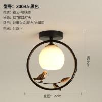 DX3003A黑色+9瓦暖光 过道灯走廊灯现代简约led吸顶灯北欧创意入户花园玄关灯阳台灯具